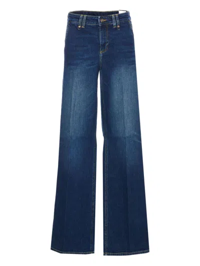 Liu Jo Blue Denim Trousers Blue