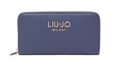 Liu •jo Liu Jo Blue Leather Wallet