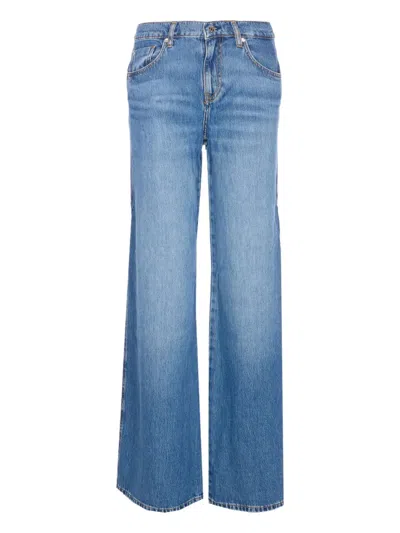 LIU •JO LIU JO BLUE LOGO BACK TROUSERS