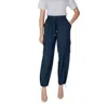 Liu •jo Blue Polyester Pant In Blue