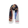 Liu •jo Blue Polyester Scarf In Multi
