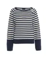 Liu •jo Liu Jo Blue Pullover With Bat Sleeves
