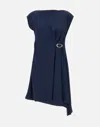 Liu •jo Liu Jo Blue Stretch Twill Dress