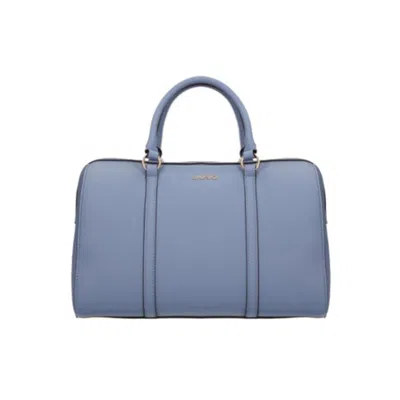 Liu •jo Blue Trunk Bag In Faux Leather