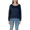 Liu •jo Blue Viscose Sportswear In Blue
