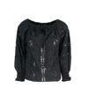 Liu •jo Liu Jo Blusa Nera Con Ricami