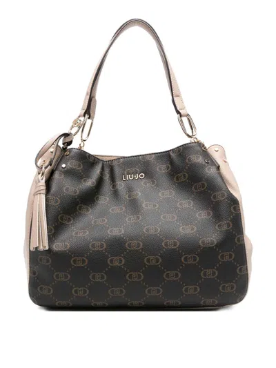 LIU •JO BOLSA BANDOLERA - BEIS