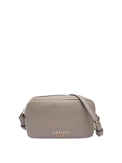 Liu •jo Small Logo Camera Bag In Sand