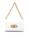Liu •jo Liu Jo Optical White Bag With Logo And Chain Handle In White
