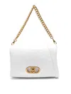 Liu •jo Lapuffy Shoulder Bag In White