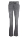 Liu •jo Jeans Flare A Vita Alta Grigio In Gray