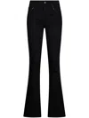 Liu •jo Liu Jo Slim Black Flared Jeans In Black