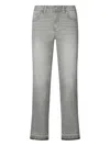 Liu •jo Grey Bootcut Jeans In Grey