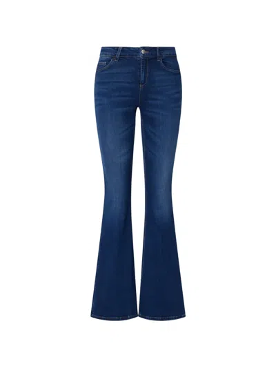 Liu •jo Bootcut Stonewash Jeans In Blue