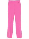 Liu •jo Bootcut Trousers In Pink