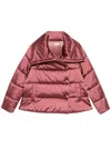 Liu •jo Quilted Padded Jacket In Burgundy