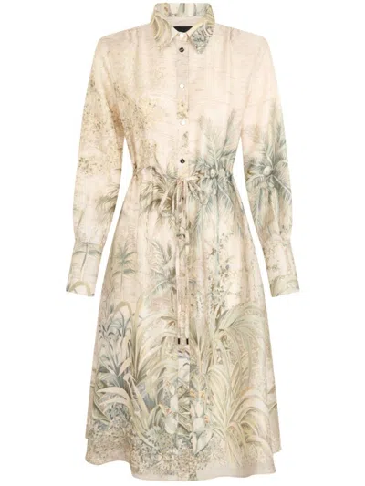 Liu •jo Liu Jo Botanical Print Midi Dress