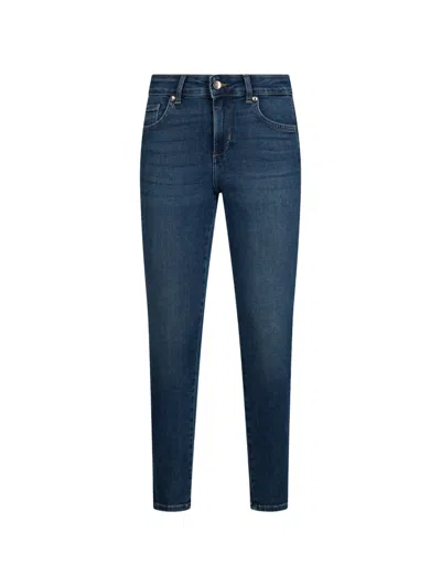 Liu •jo Bottom Skinny Jeans In Blue