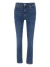 Liu •jo Bottom Up Ideal Five-pocket Trousers In Blue