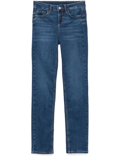 Liu •jo Bottom Up Jeans In Blue