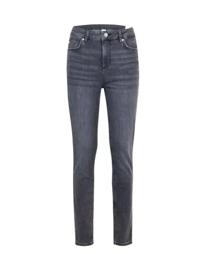 Liu •jo Liu Jo Bottom Up Skinny Jeans In Black
