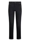 Liu •jo Bottom Up Skinny Jeans In Black