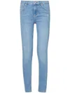 Liu •jo Bottom Up Skinny Jeans In Blue