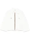 Liu •jo Bouclé-detail Jacket In 白色