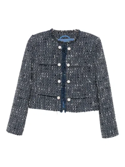 LIU •JO BOUCLÉ TWEED JACKET