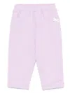 Liu •jo Bow-detail Sweatpants In Purple