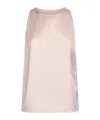 Liu •jo Liu Jo Pink Satin Top With A Bow