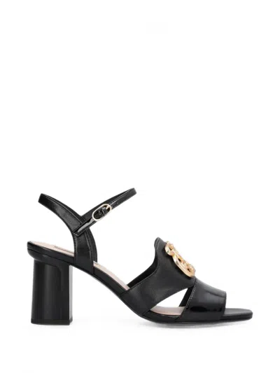 Liu •jo Brooke 01 Chain-link Sandals In Black