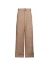 Liu •jo 벨트 팬츠 In Brown