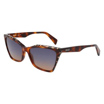 Liu •jo Brown Acetate Sunglasses