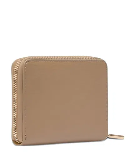 Liu •jo Liu Jo Brown Bamboo Top Zip Wallet In Blue