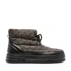 Liu •jo Brown Cleo 17 Polyester Patterned Boots In Multi
