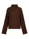 Liu •jo Sweater Liu Jo Woman Color Brown In Brown