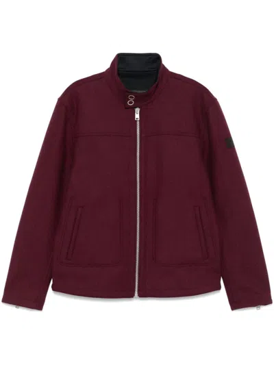 Liu •jo Brushed Jacket In Red