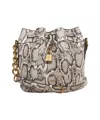 Liu •jo Liu Jo Bucket Bag With Striking Snake Pattern
