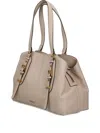 Liu •jo Buckle-detail Shoulder Bag In Neutral