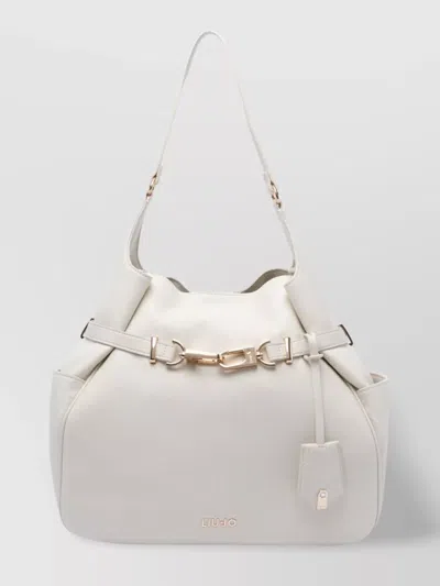 LIU •JO BUCKLE HANDLE TOTE BAG