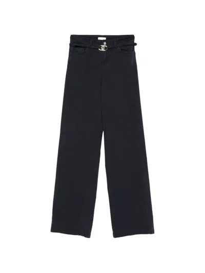 Liu •jo Buckle Jeans In Black