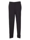 Liu •jo Button-cuffed Tailored Trousers In Black