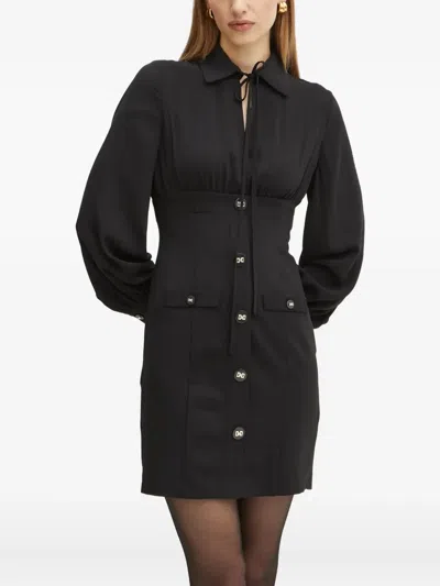 Liu •jo Kleid Mit Knöpfen In Black