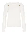 Liu •jo Liu Jo Button Detailed Jumper In White