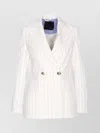 Liu •jo Button Detailing Striped Pattern Blazer