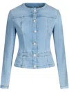 Liu •jo Denim Jacket In Blue