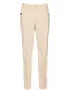 Liu •jo Button-fastening Embellished-pocket Trousers In Neutral