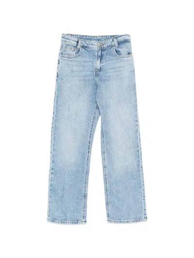 Liu •jo Kids' Button-fastening Jeans In Blue
