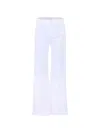Liu •jo Button Five-pocket Jeans In White